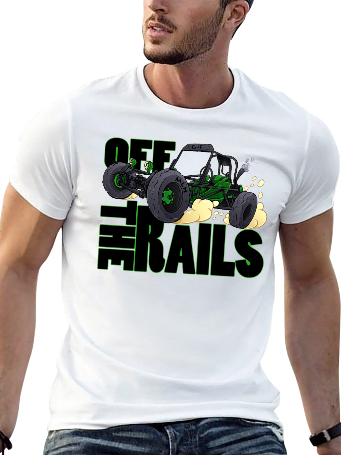 Off The Rails Graphic Tee - Black
