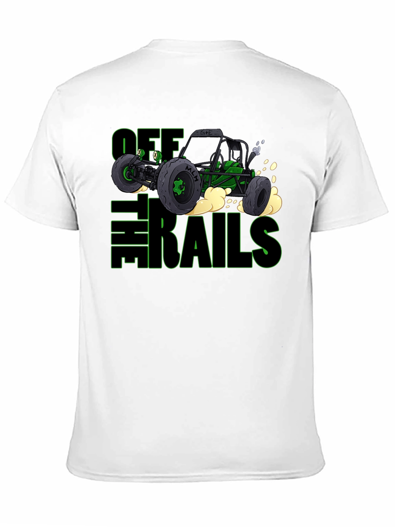 Off The Rails Graphic Tee - Black