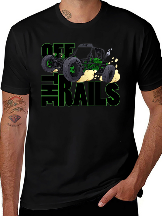 Off The Rails Graphic Tee - Black