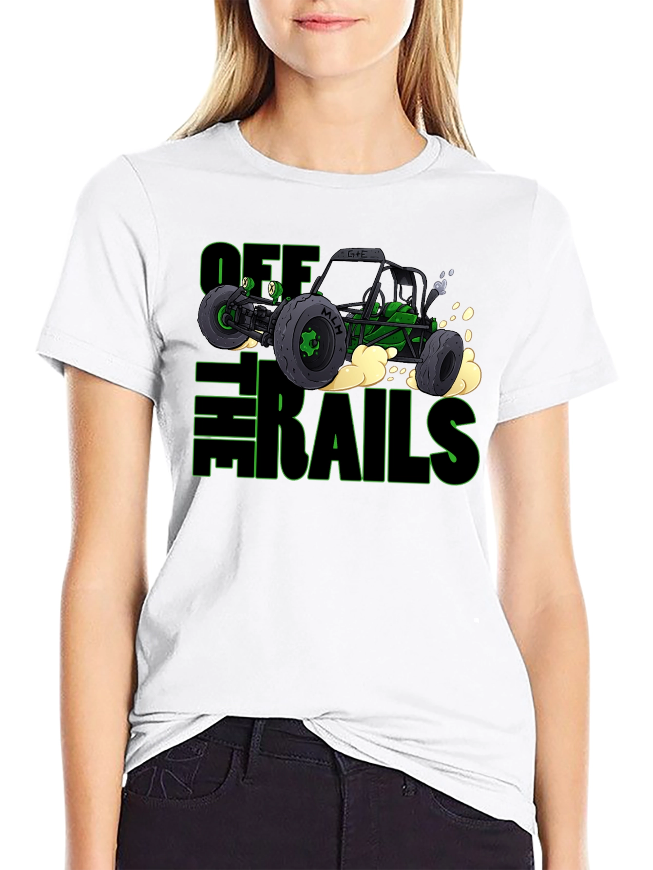 Off The Rails Graphic Tee - Black