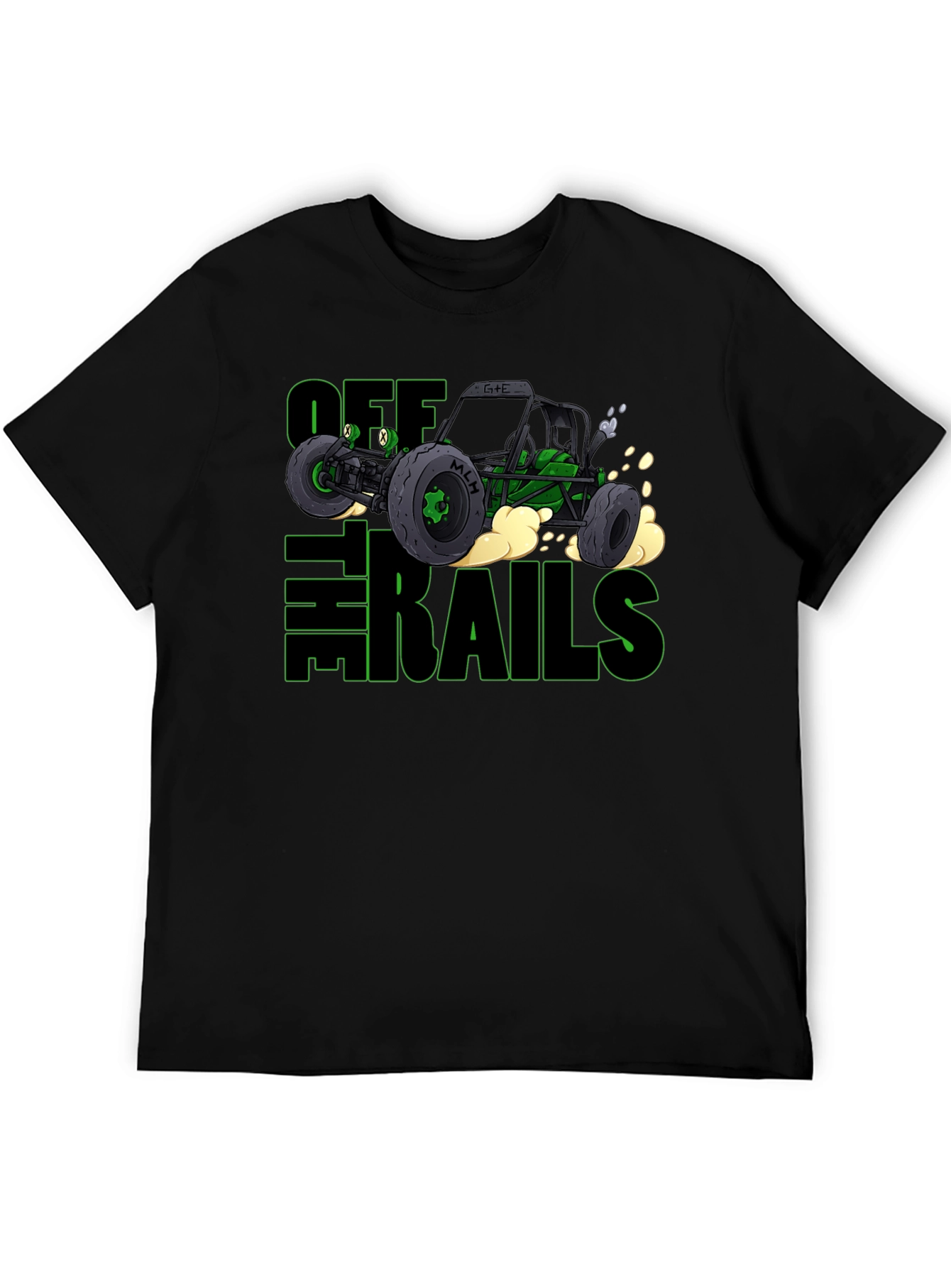 Off The Rails Graphic Tee - Black