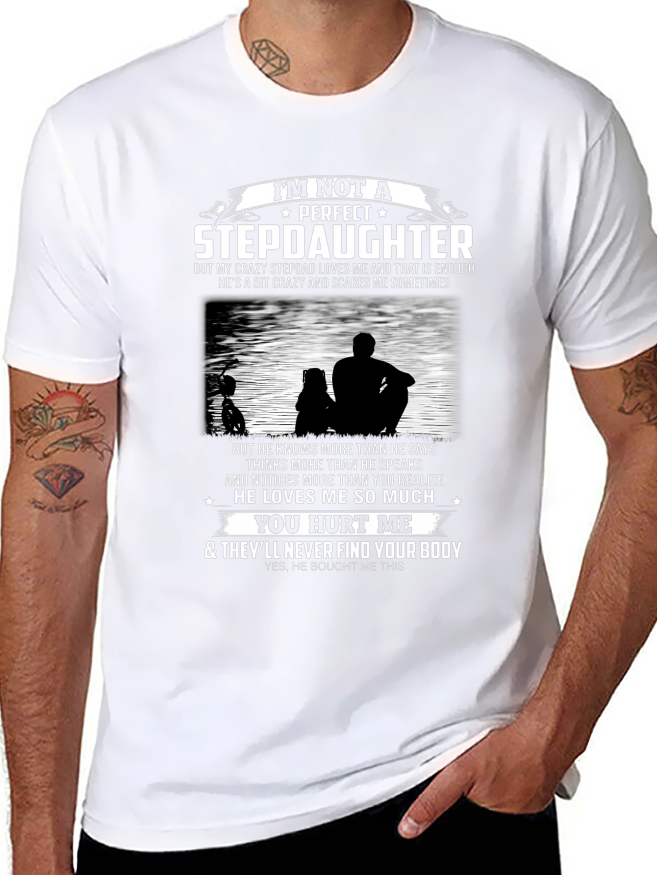 Im Not A Perfect Stepdaughter Graphic Tee