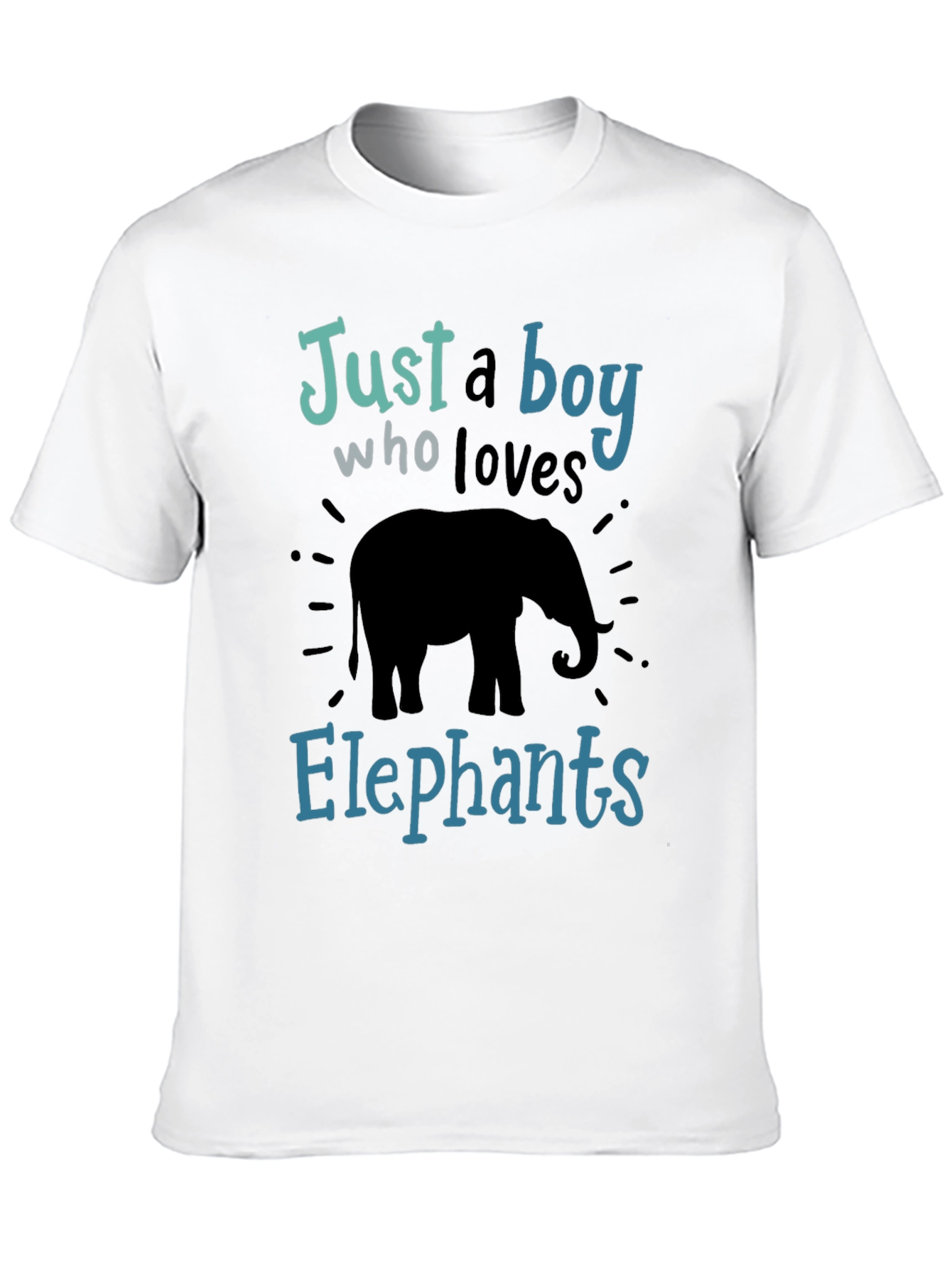 Boy Who Loves Elephants T-Shirt