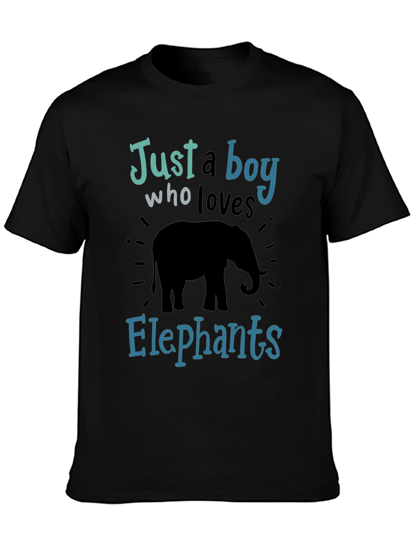 Boy Who Loves Elephants T-Shirt