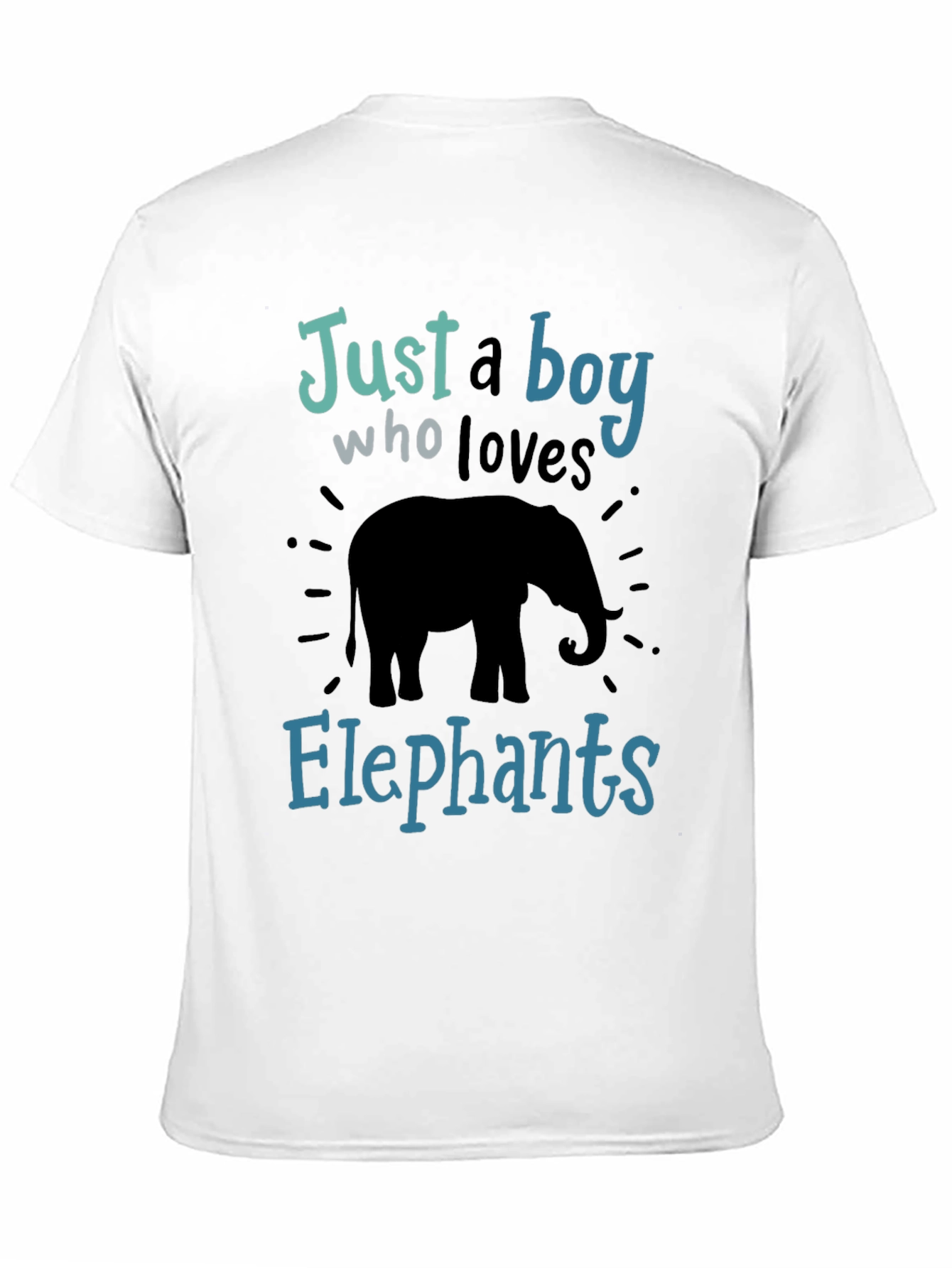 Boy Who Loves Elephants T-Shirt