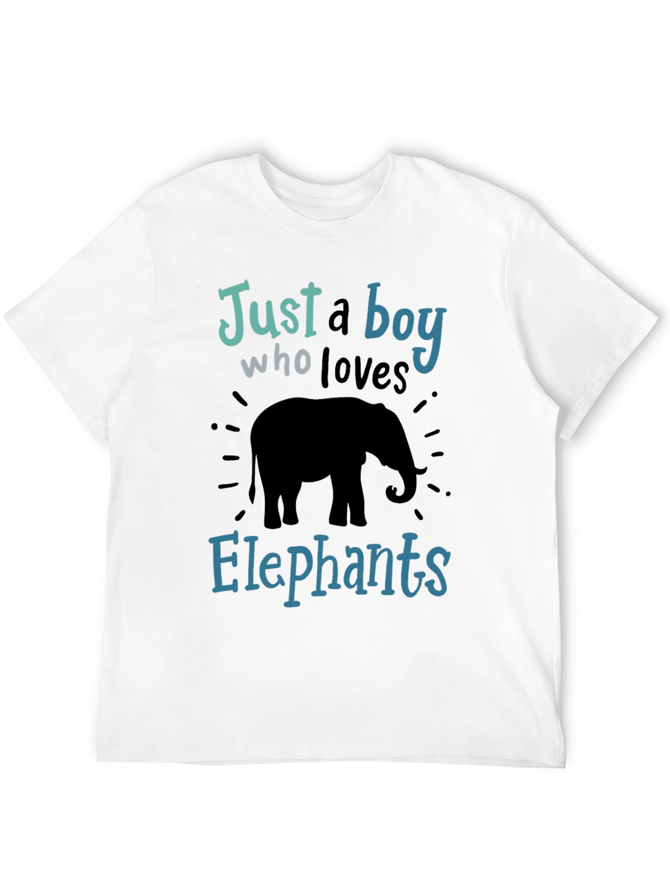 Boy Who Loves Elephants T-Shirt