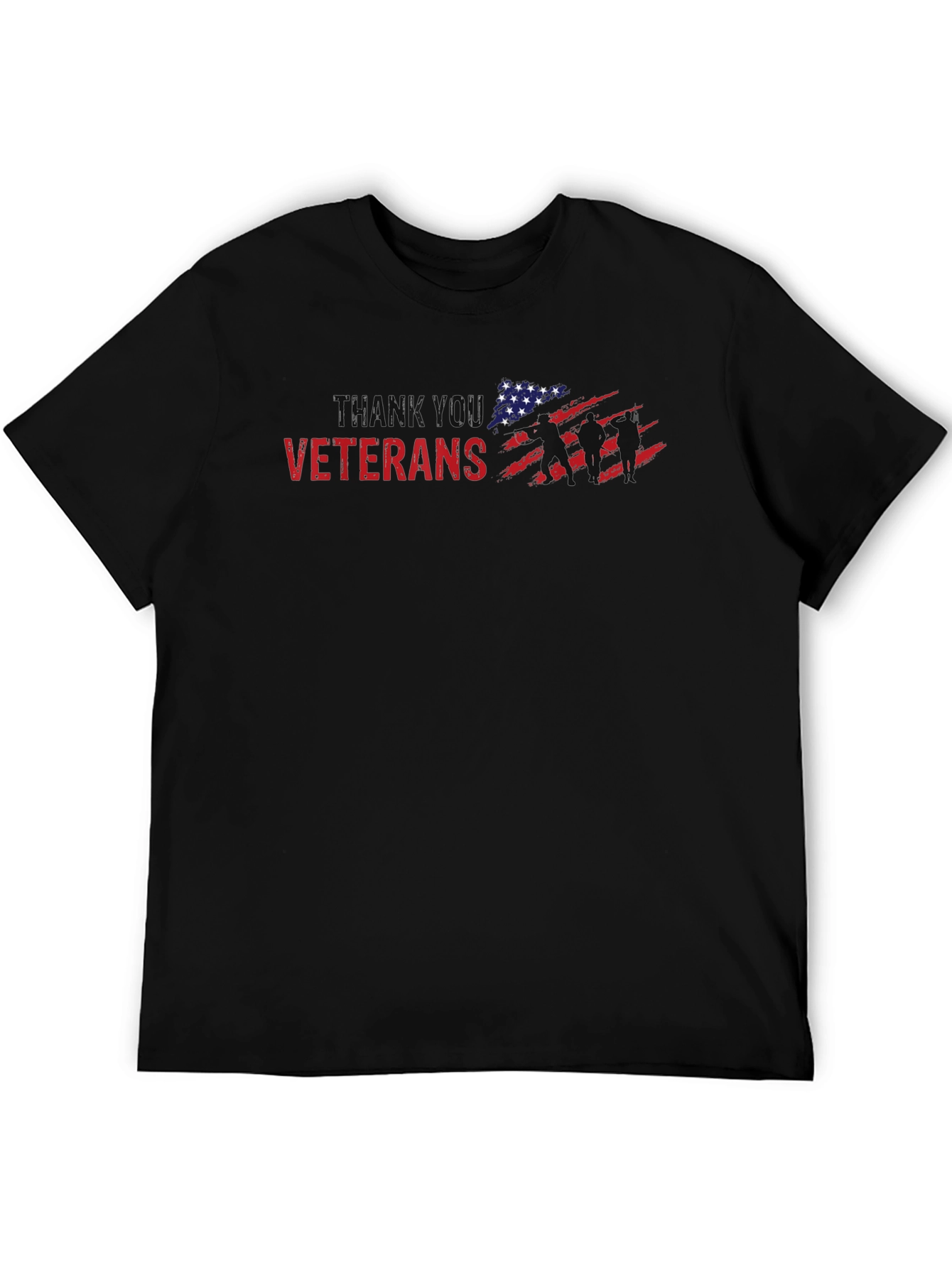 Thank You Veterans T-Shirt - Patriotic Design