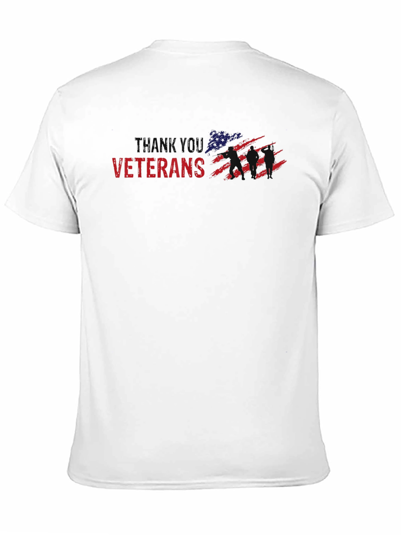 Thank You Veterans T-Shirt - Patriotic Design