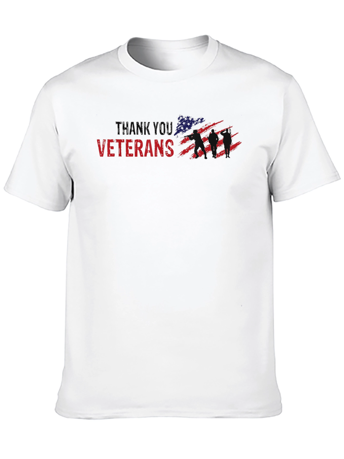 Thank You Veterans T-Shirt - Patriotic Design