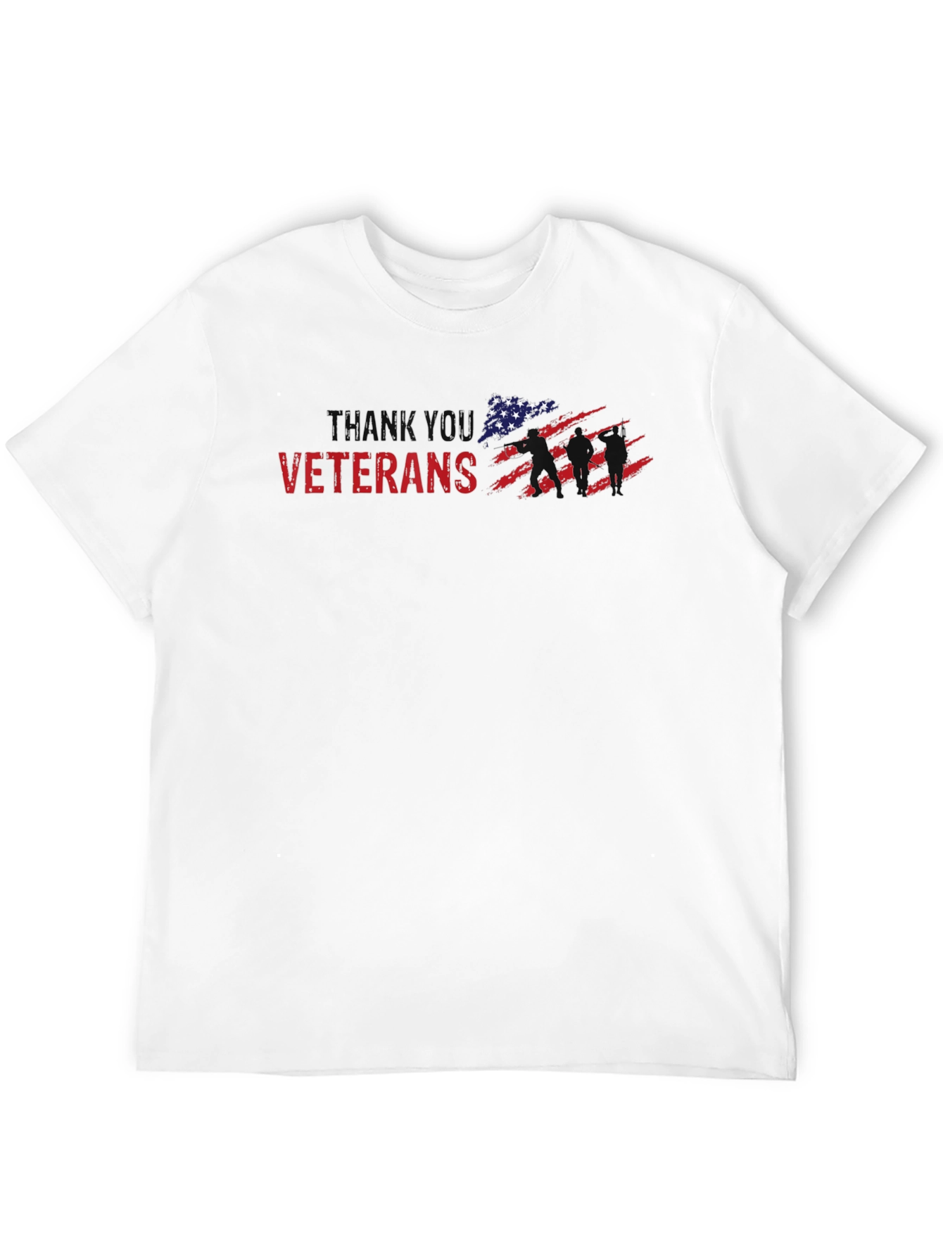 Thank You Veterans T-Shirt - Patriotic Design