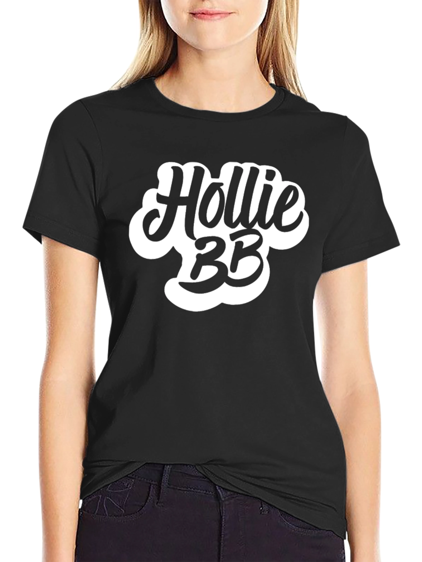 Hollie BB Black Graphic T-Shirt