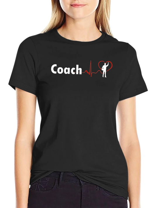 Coach Heartbeat T-Shirt - Perfect for Sports Coaches