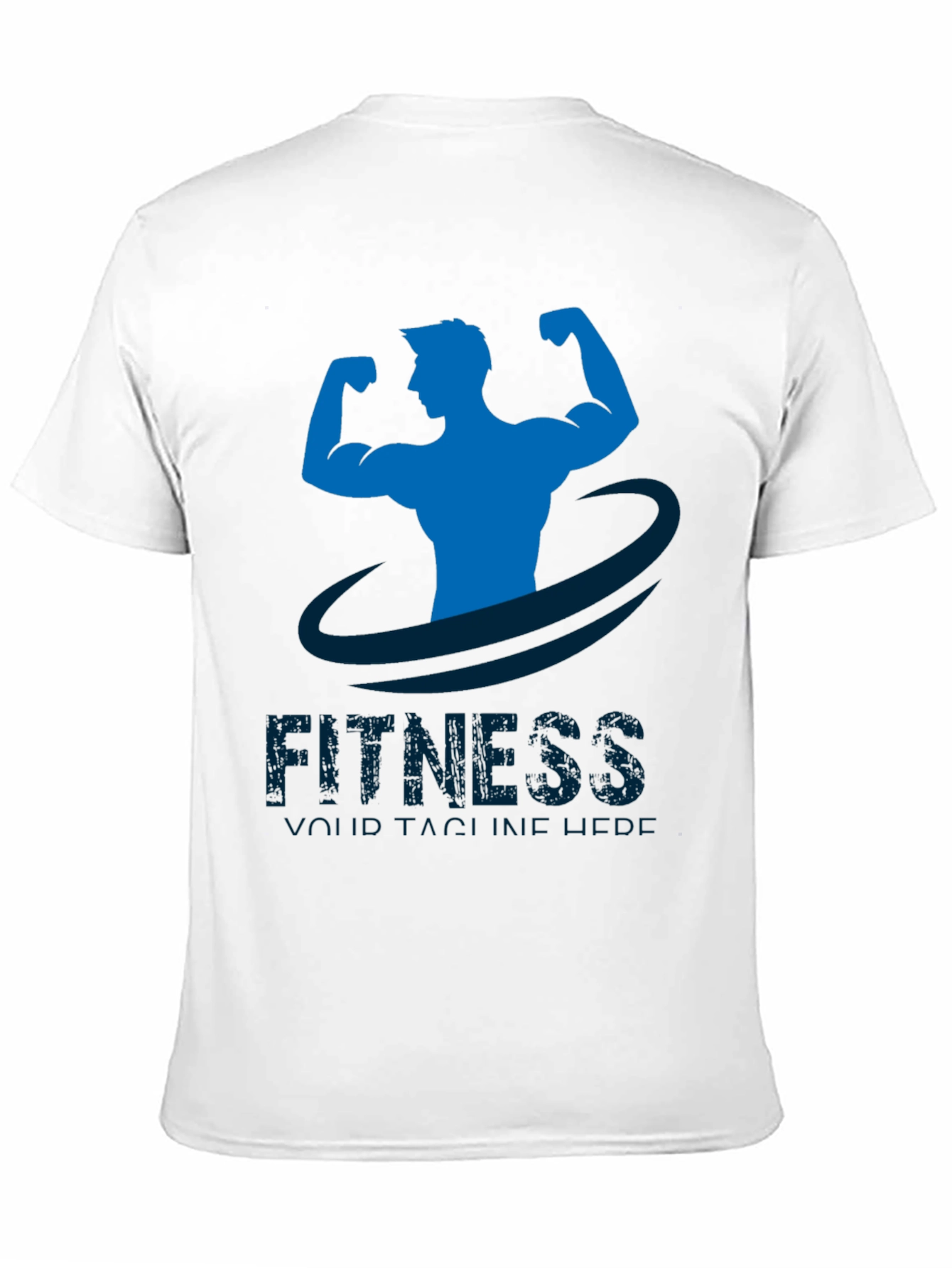 Mens Fitness Graphic T-Shirt - Black