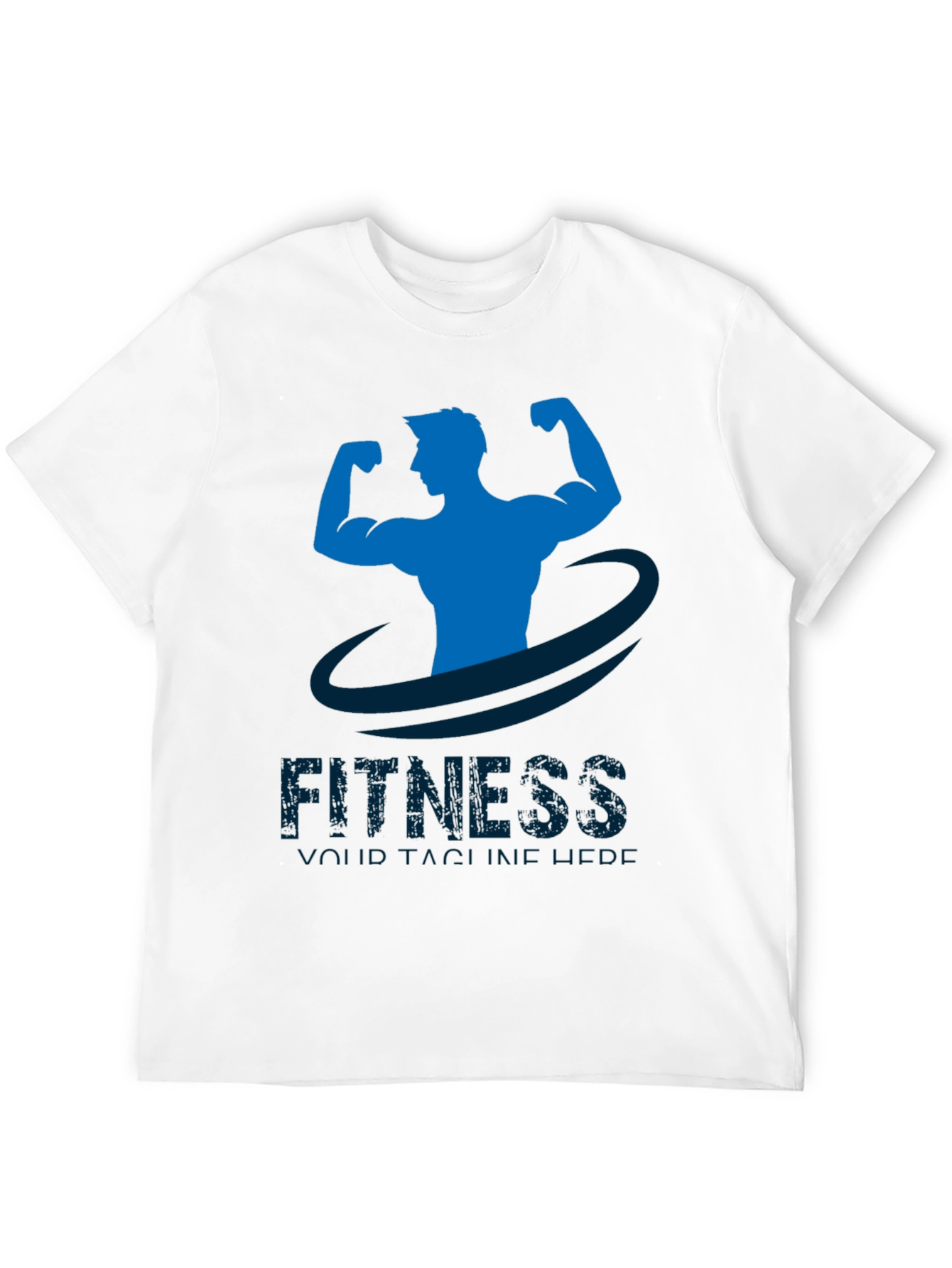 Mens Fitness Graphic T-Shirt - Black