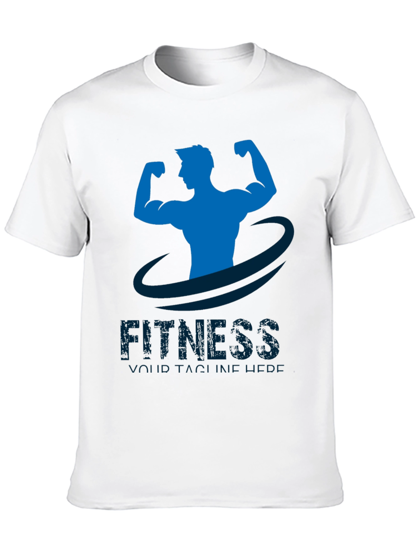 Mens Fitness Graphic T-Shirt - Black