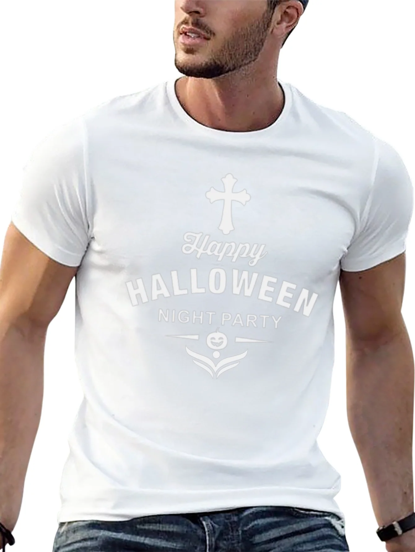 Happy Halloween Night Party Black T-Shirt