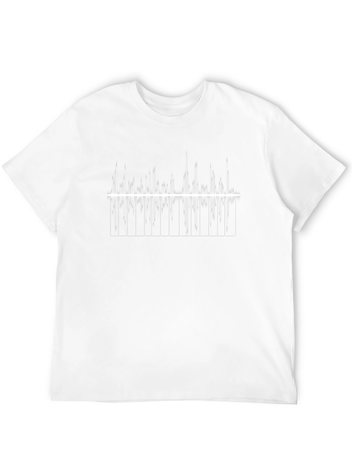 Soundwave Piano T-Shirt - Music Lover Tee