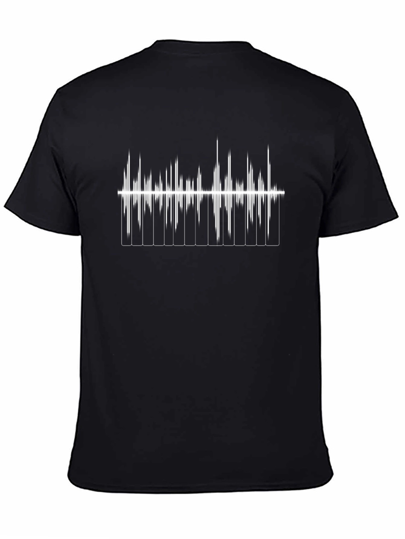 Soundwave Piano T-Shirt - Music Lover Tee