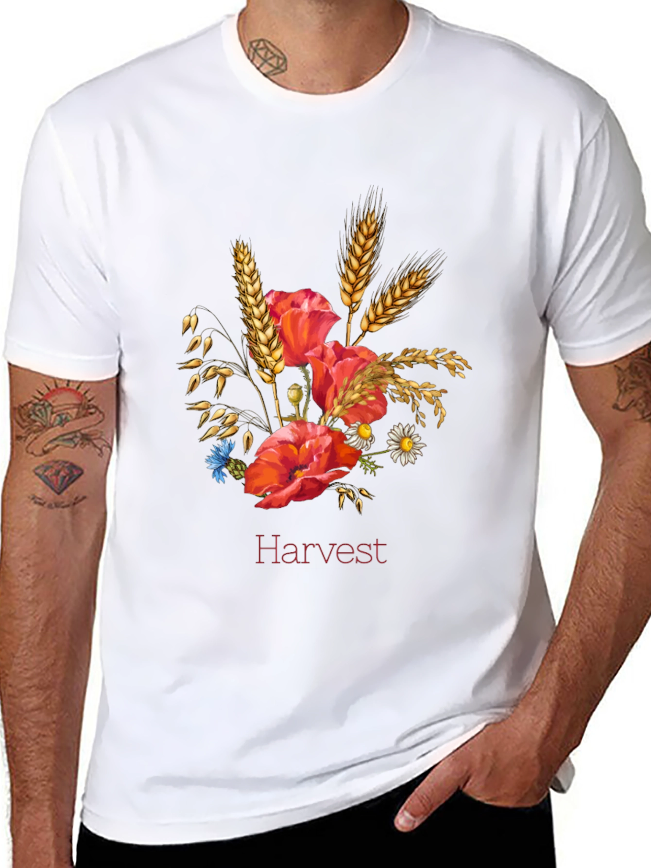 Harvest Floral Graphic Print T-Shirt