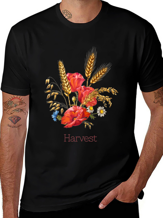 Harvest Floral Graphic Print T-Shirt
