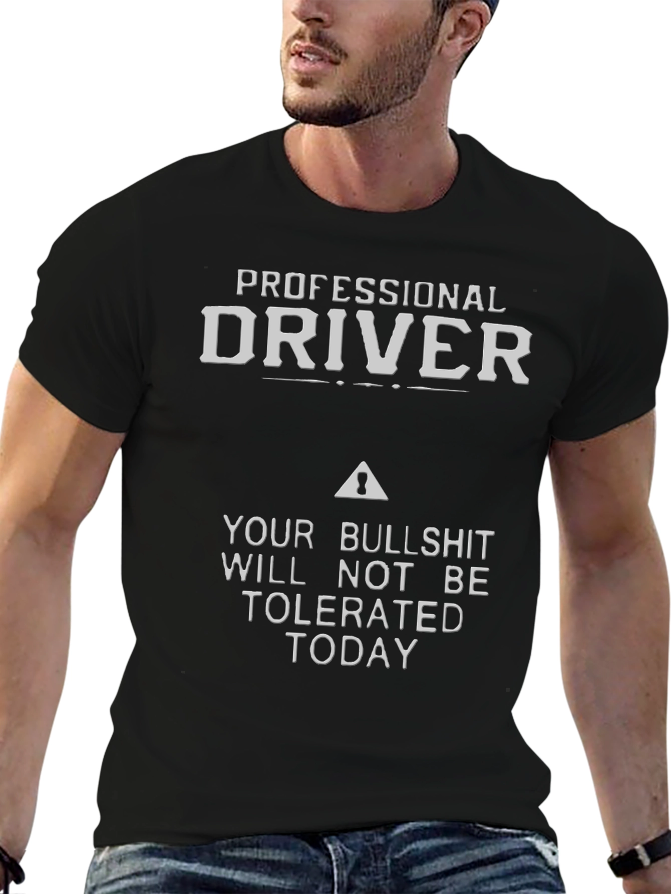 Professional Driver Funny Graphic T-Shirt