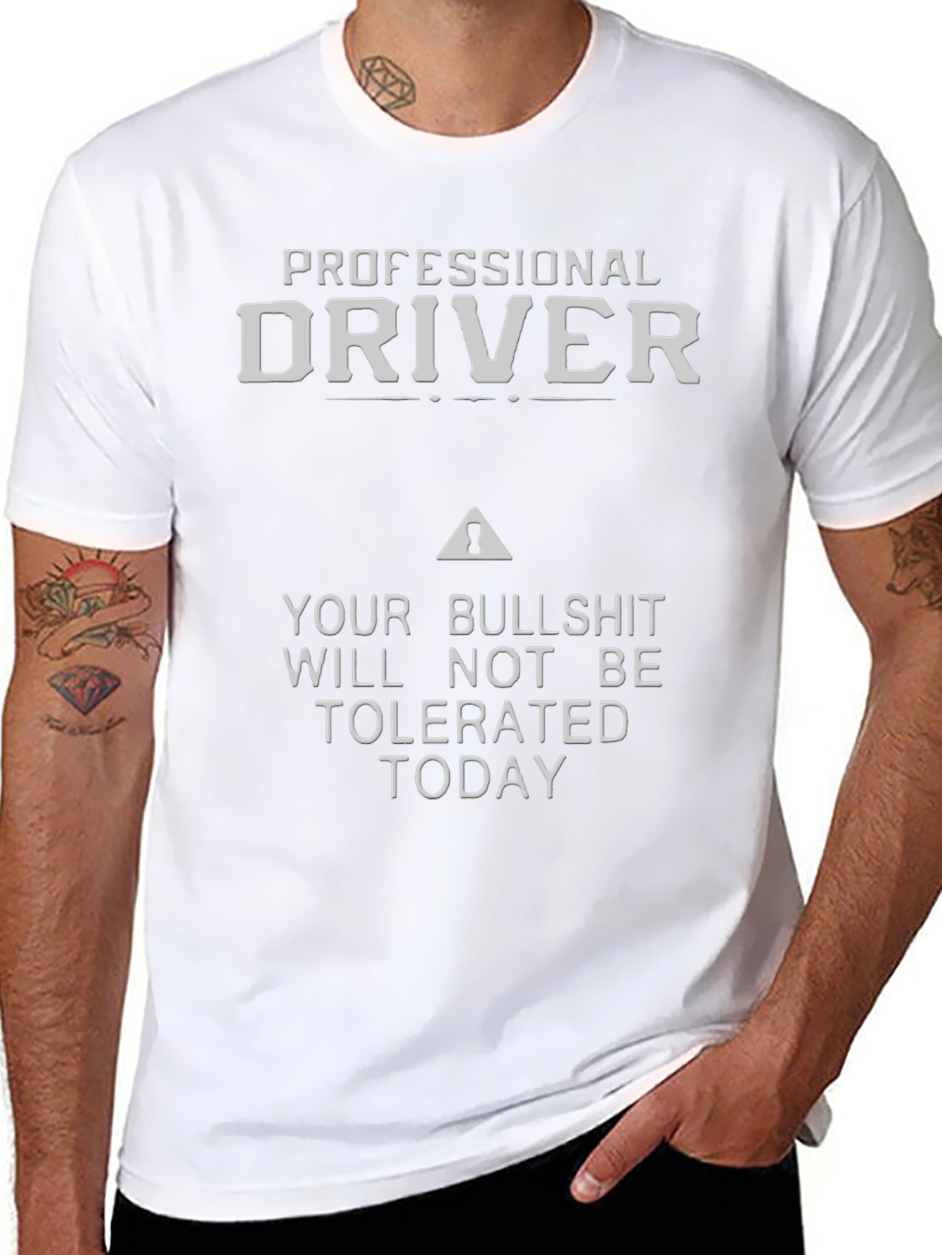 Professional Driver Funny Graphic T-Shirt