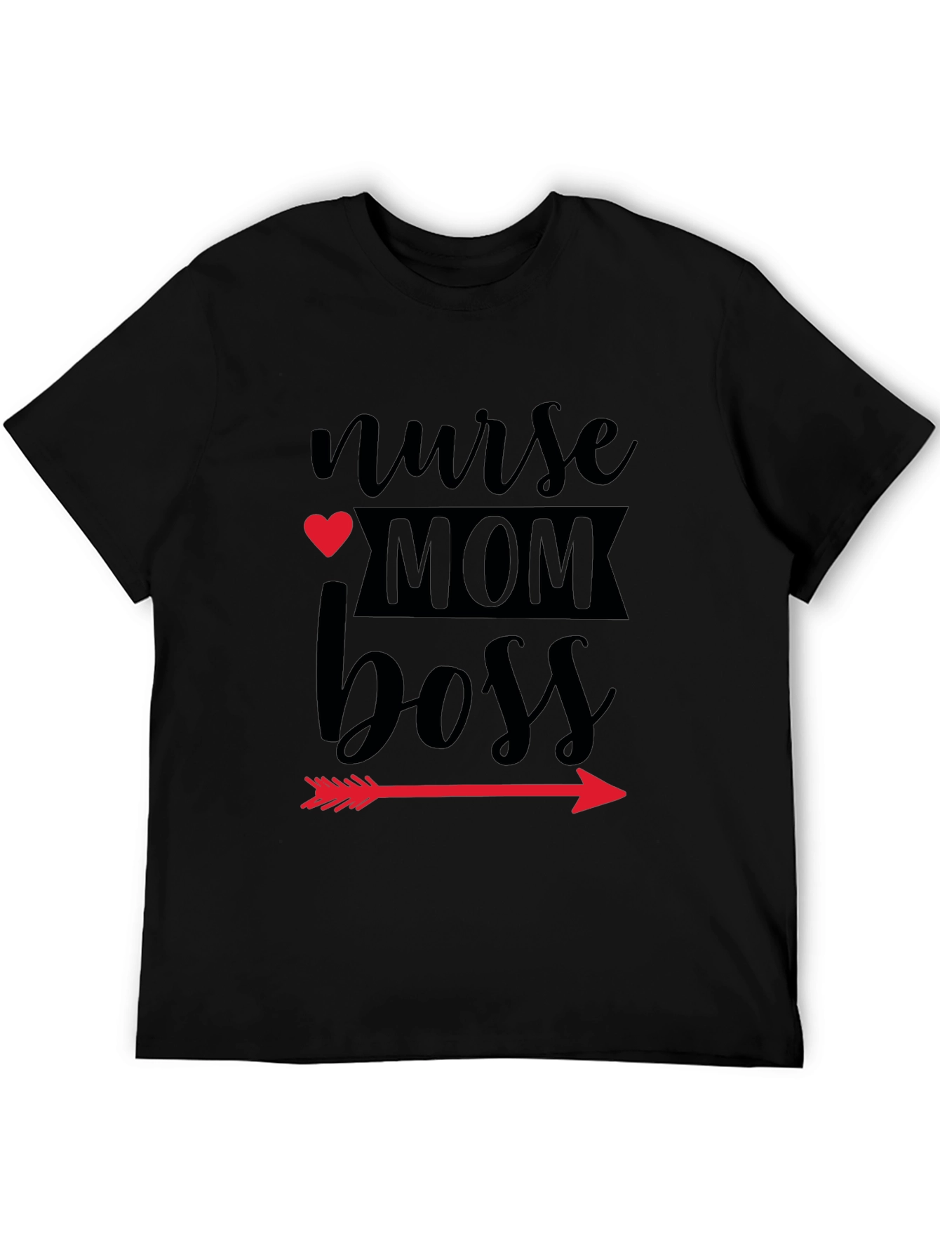 Nurse Mom Boss Graphic T-Shirt