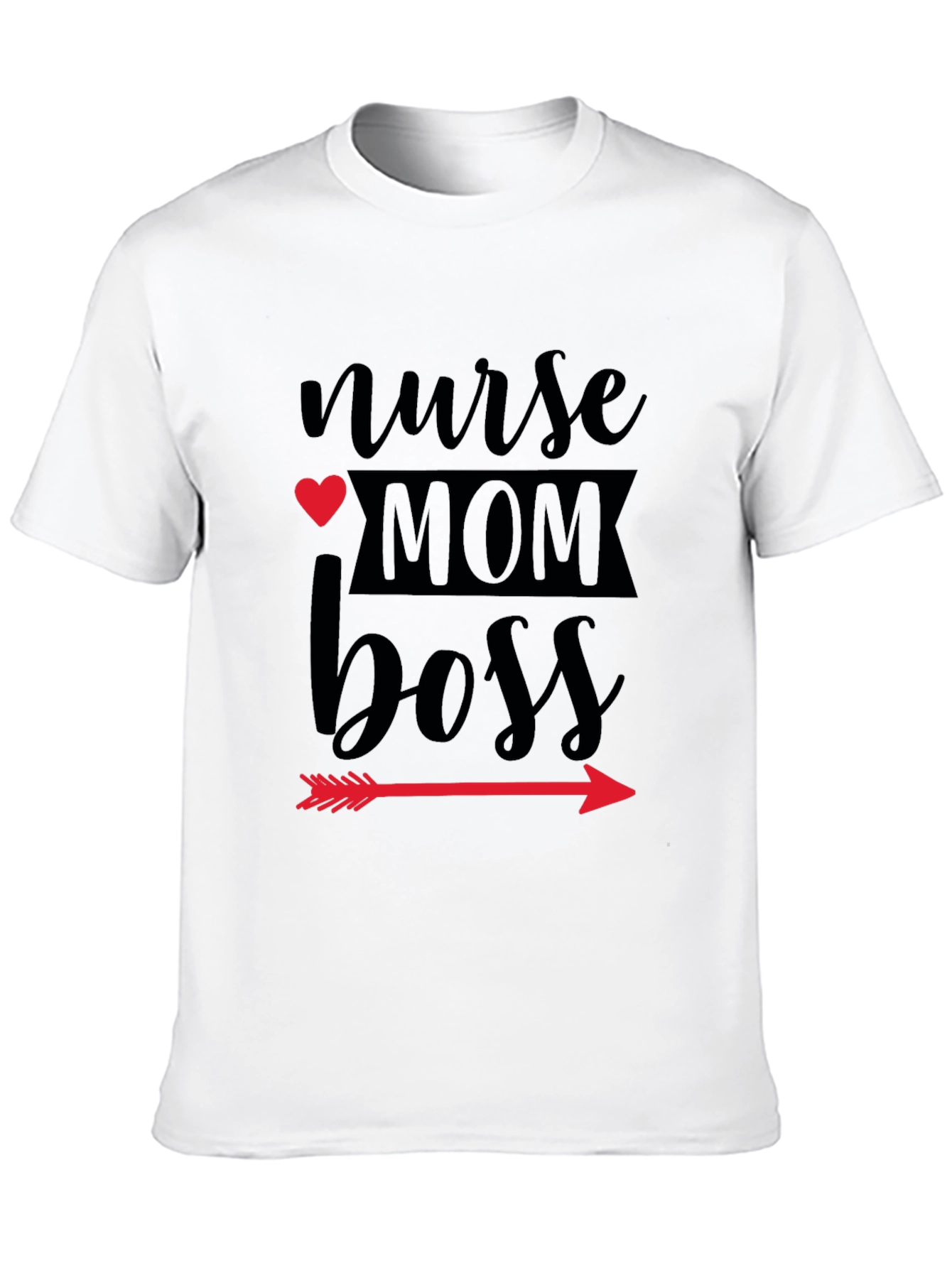 Nurse Mom Boss Graphic T-Shirt
