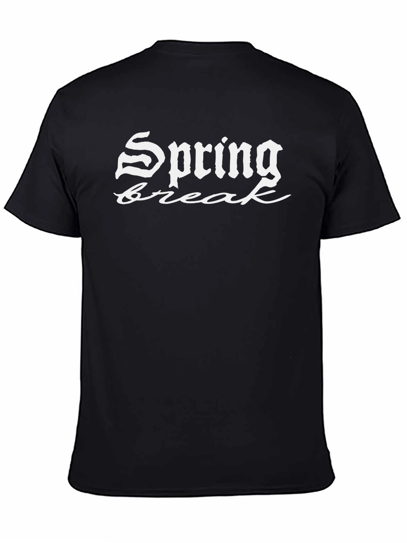 Spring Break Graphic Tee - Black