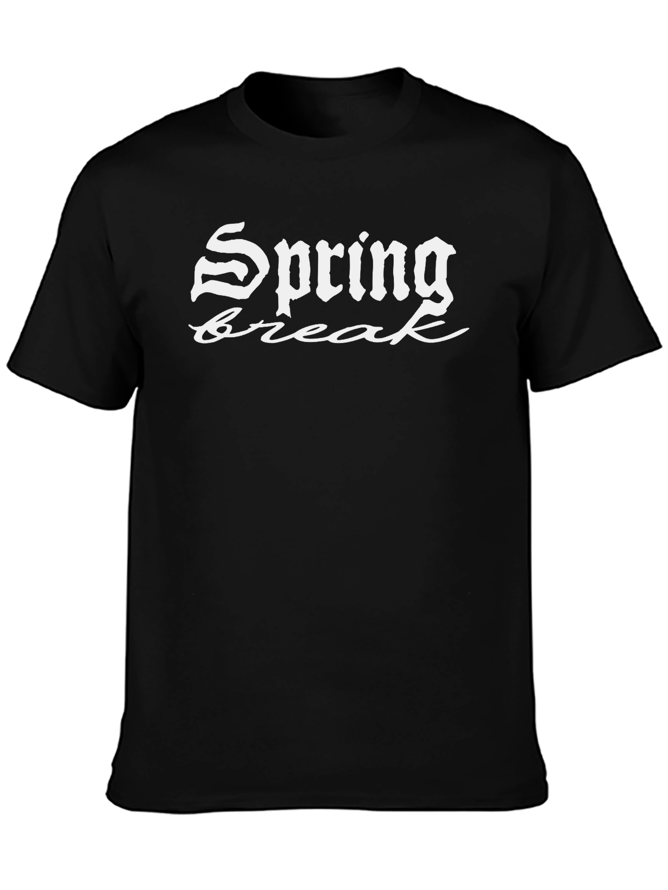 Spring Break Graphic Tee - Black