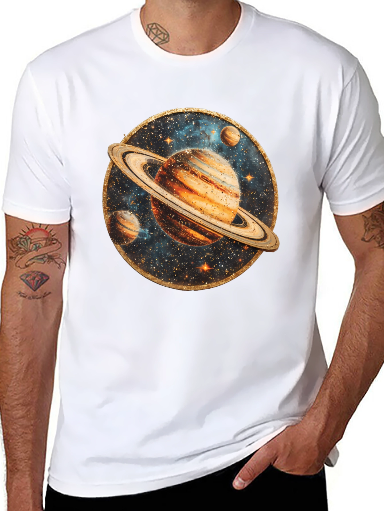 Saturn Graphic Tee - Space Lovers