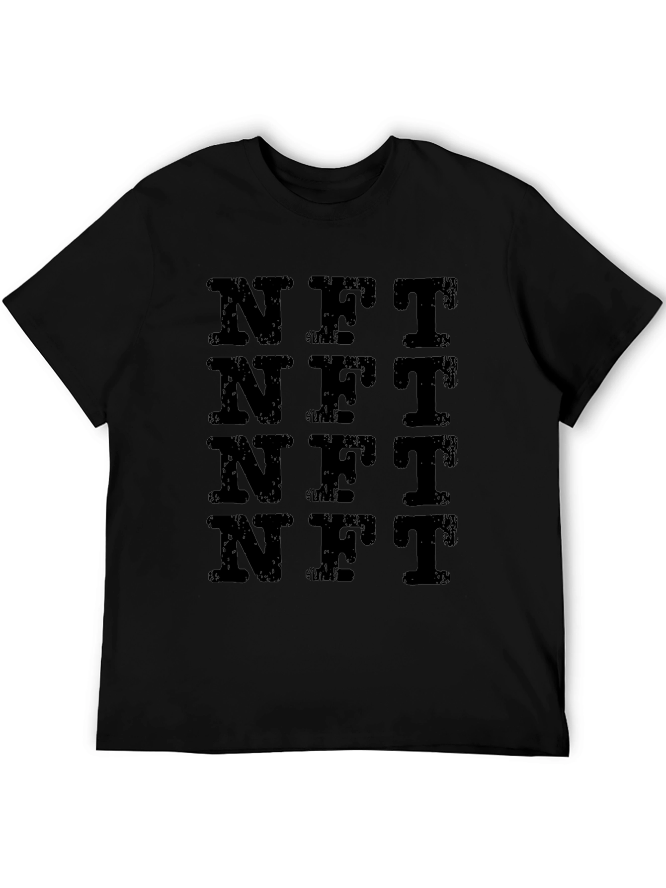 Mens NFT Graphic Tee - Black Short Sleeve