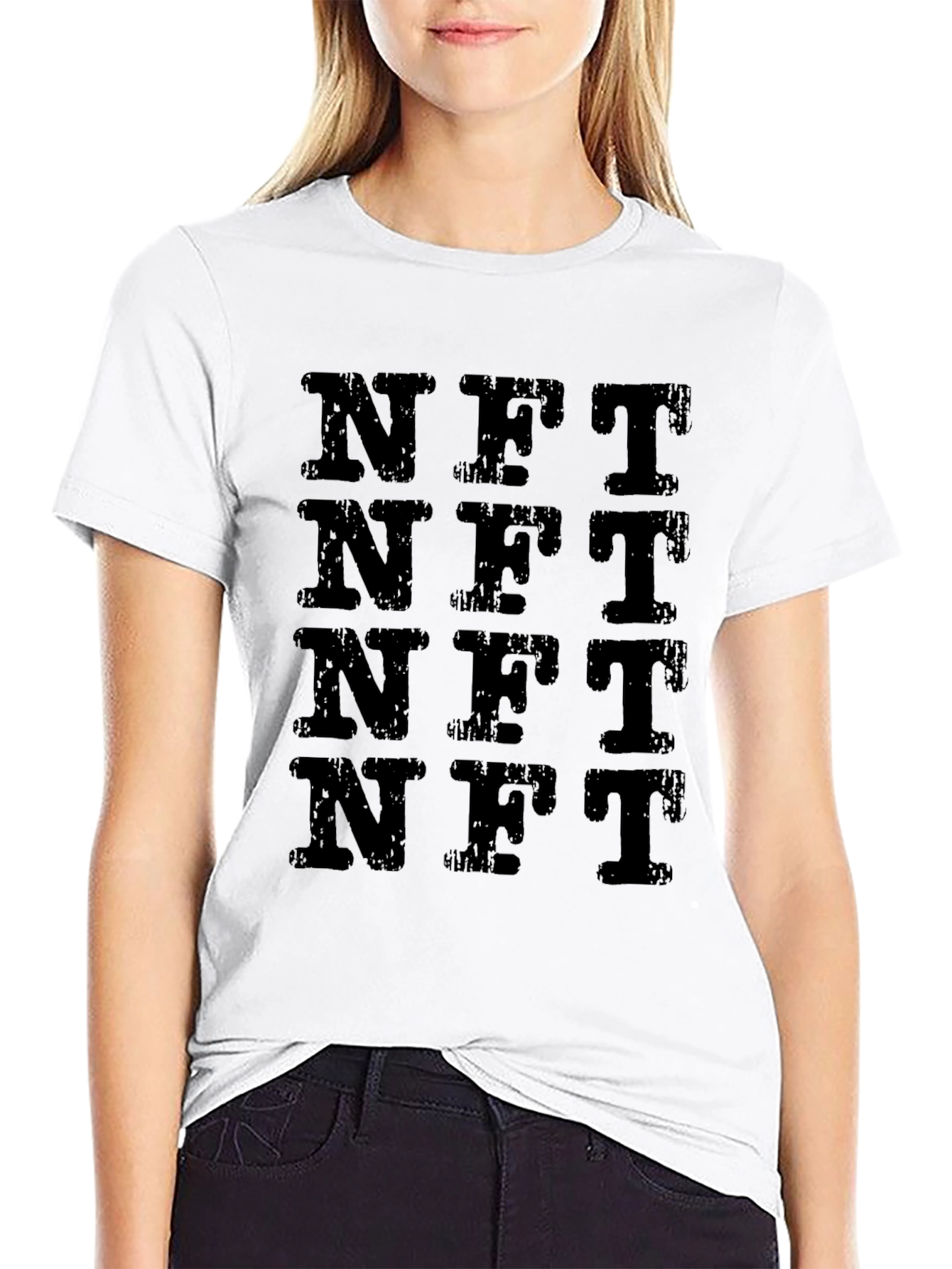 Mens NFT Graphic Tee - Black Short Sleeve