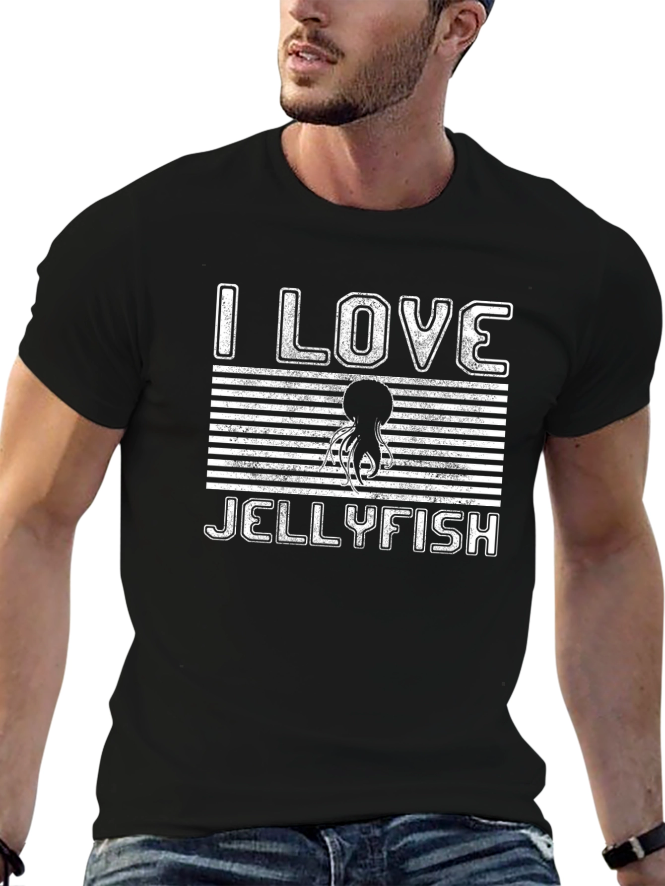 I Love Jellyfish Graphic T-Shirt