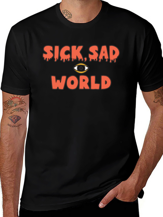 Sick Sad World Graphic Tee - Black T-Shirt
