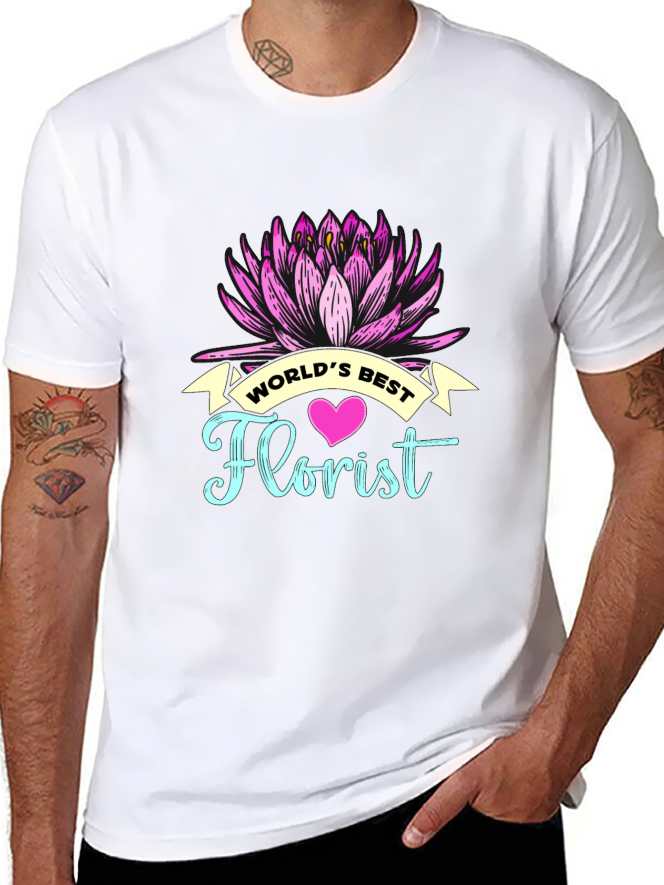 Worlds Best Florist Graphic T-Shirt