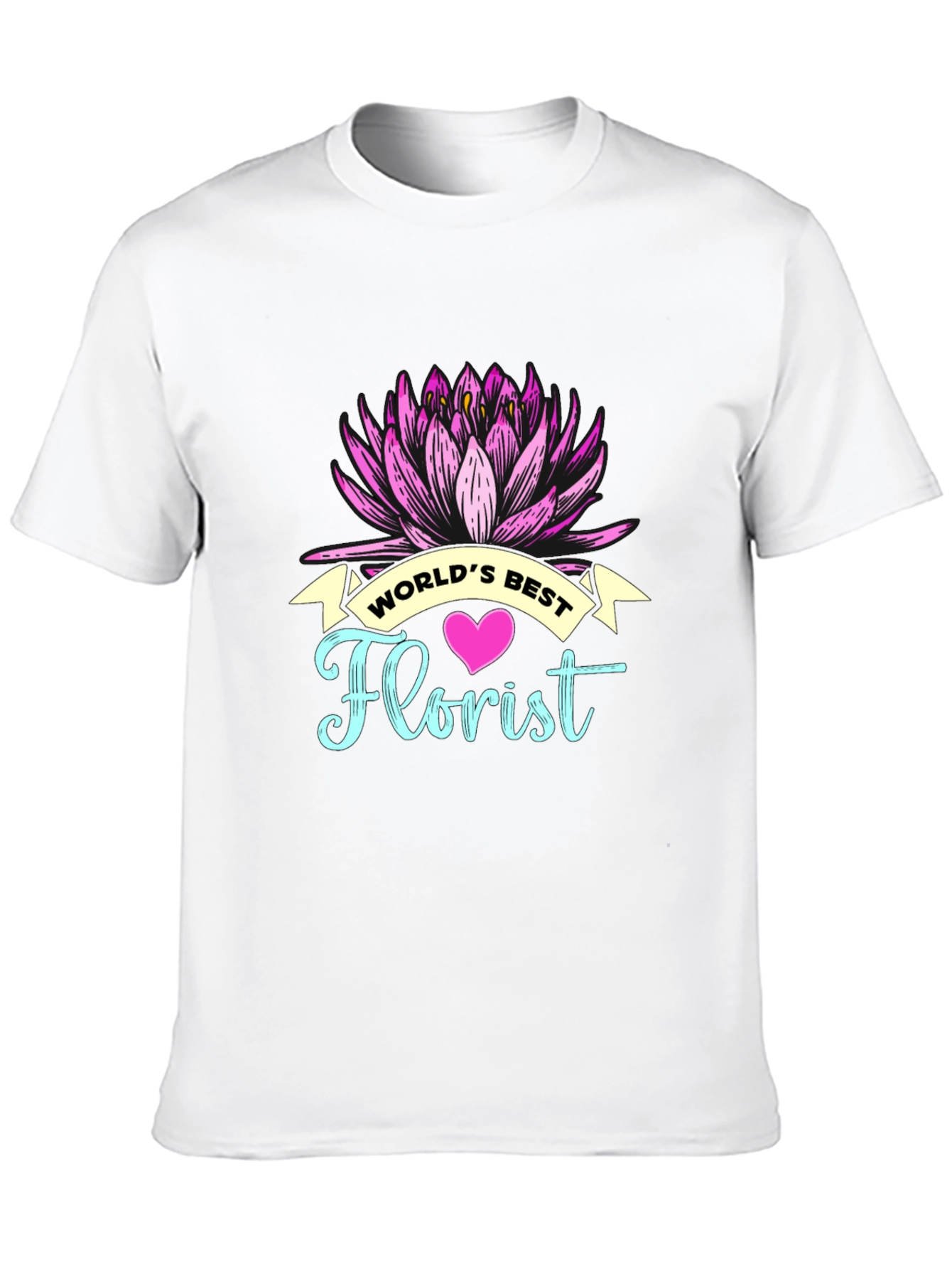 Worlds Best Florist Graphic T-Shirt