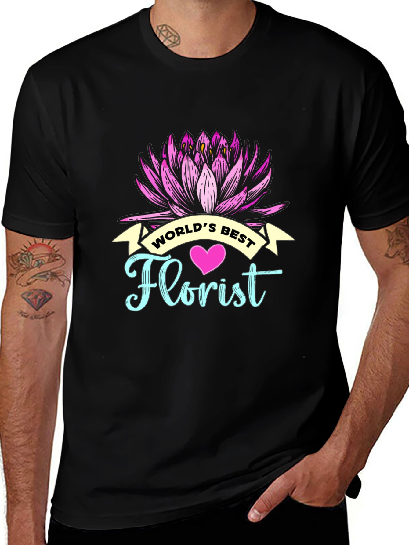 Worlds Best Florist Graphic T-Shirt