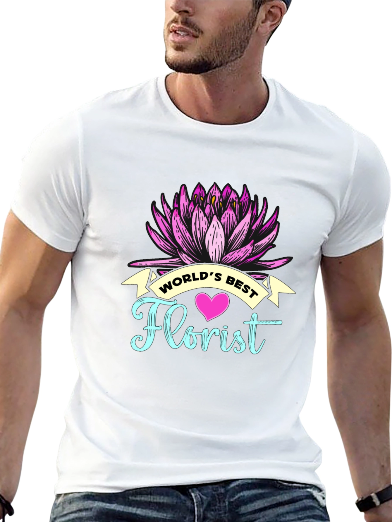 Worlds Best Florist Graphic T-Shirt