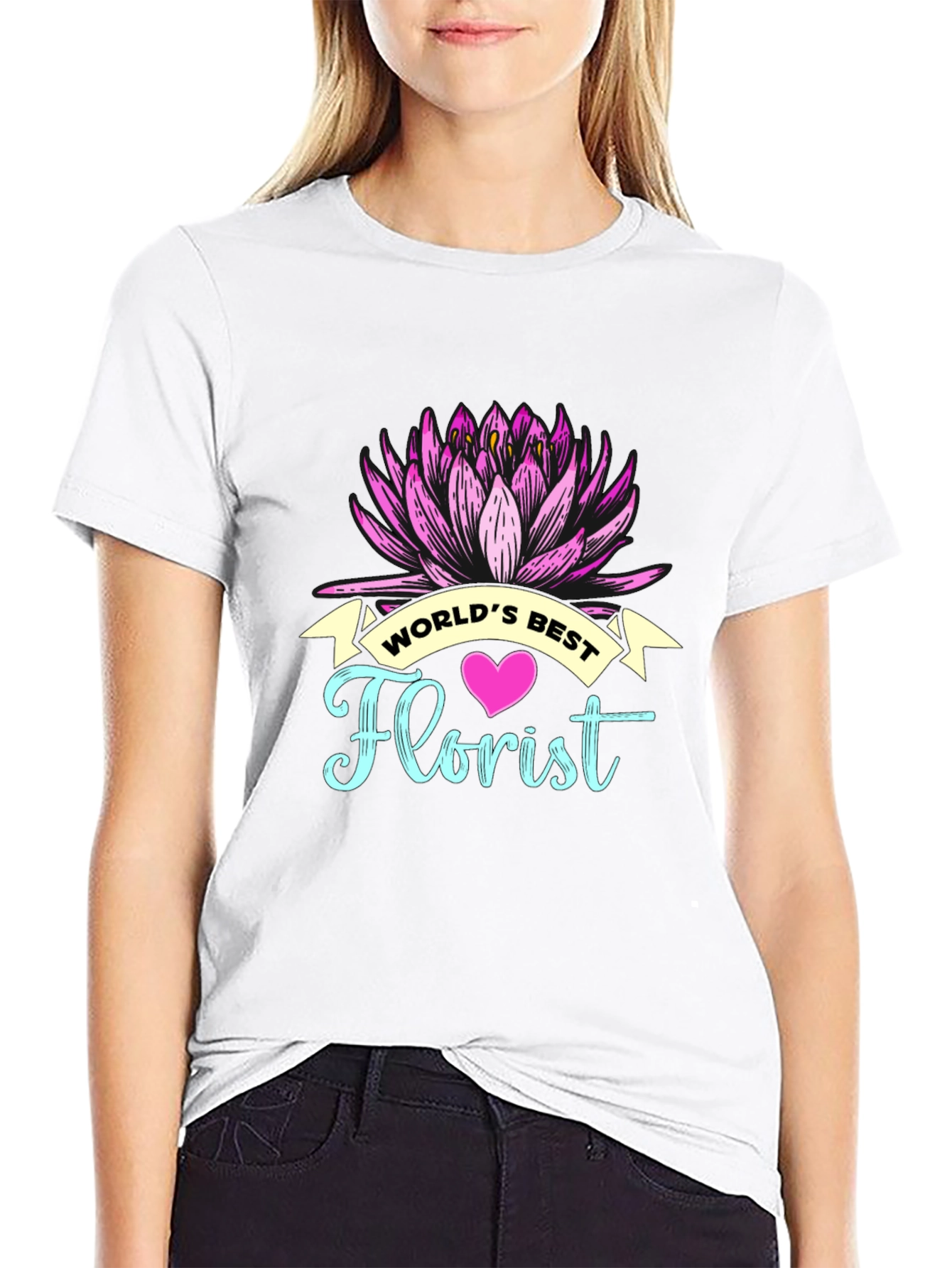 Worlds Best Florist Graphic T-Shirt
