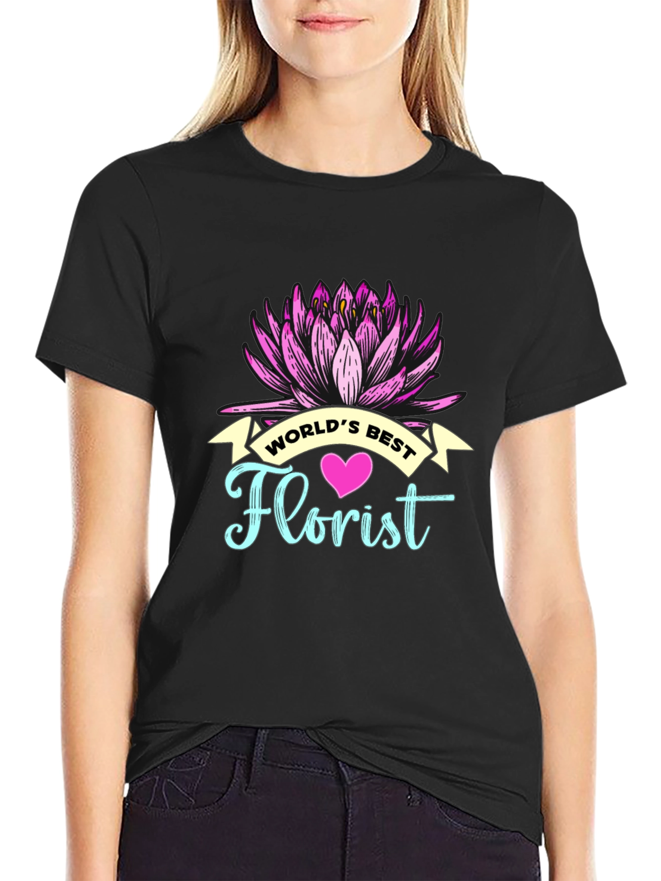 Worlds Best Florist Graphic T-Shirt