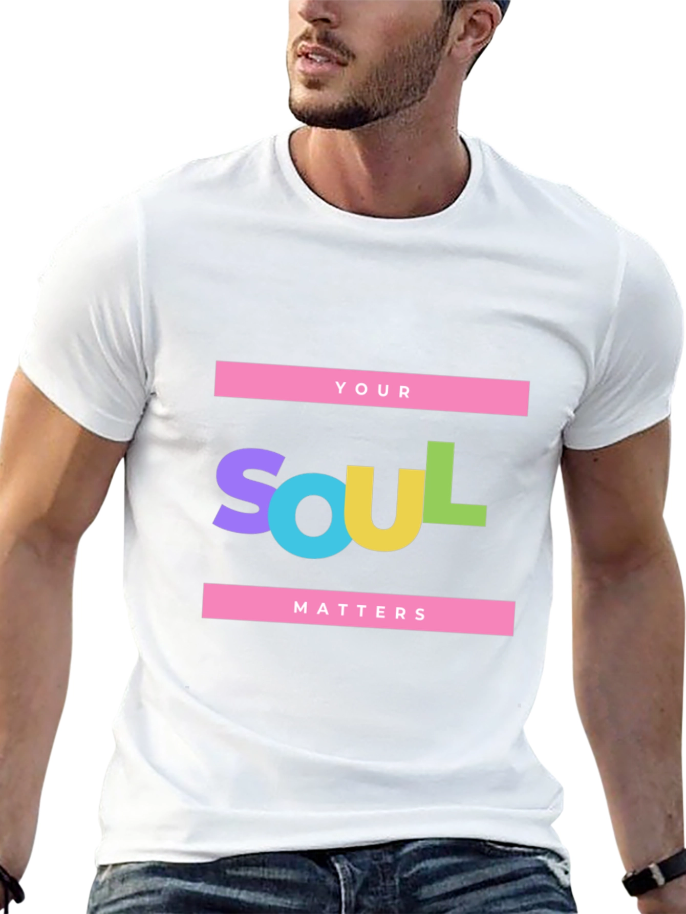 Your Soul Matters Black Graphic Tee