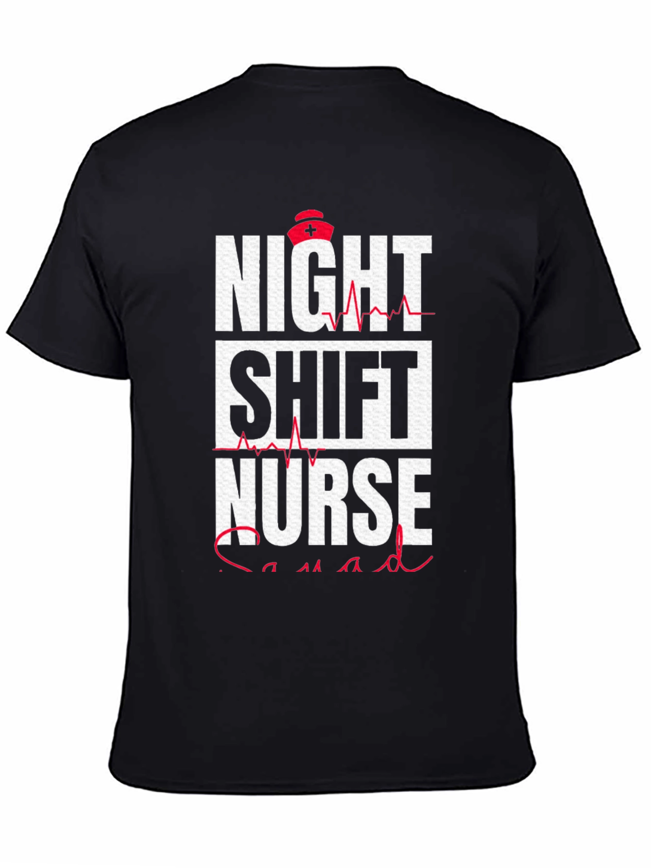 Night Shift Nurse Squad Graphic T-Shirt