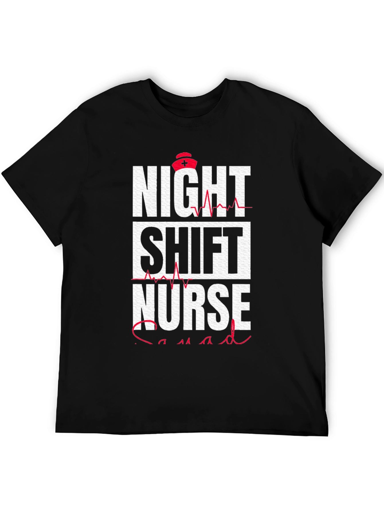 Night Shift Nurse Squad Graphic T-Shirt