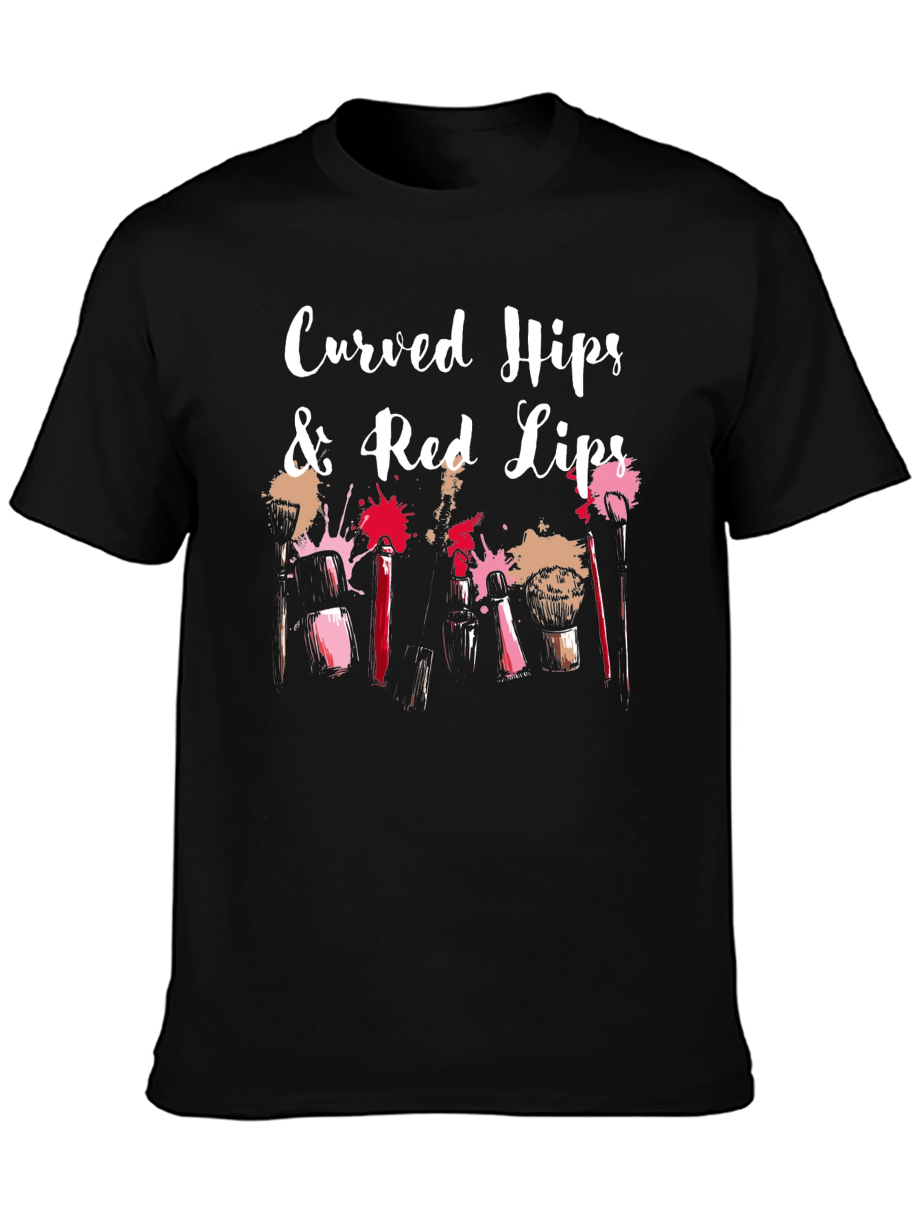 Curved Hips & Red Lips Graphic Tee
