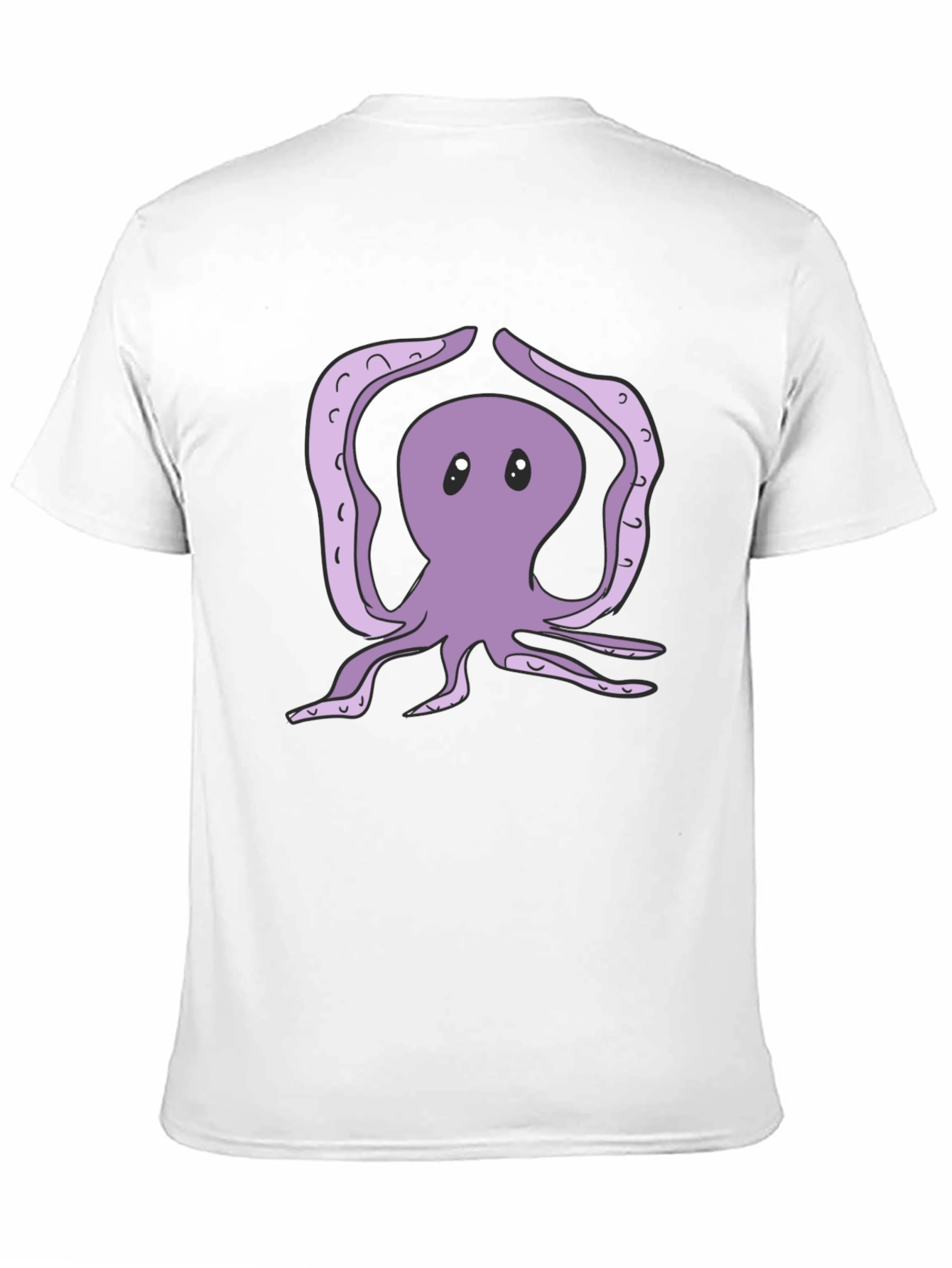 Yoga Octopus Graphic Tee - Black Cotton T-Shirt