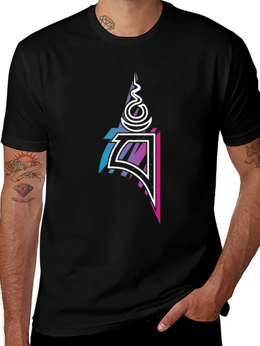 Abstract Symbol Black T-Shirt