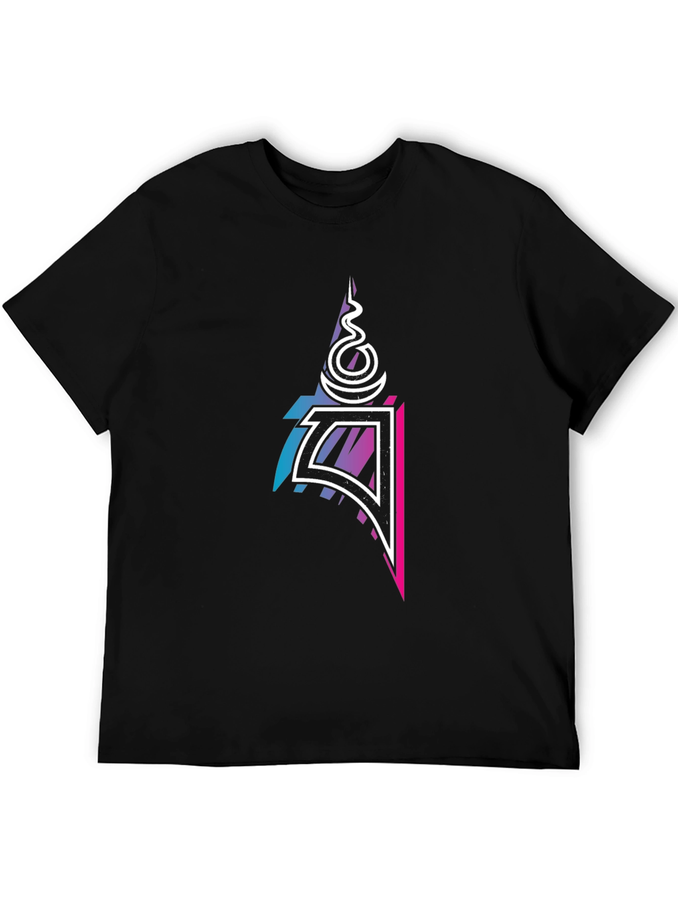 Abstract Symbol Black T-Shirt