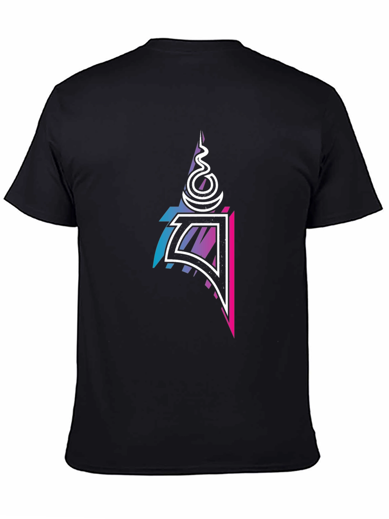 Abstract Symbol Black T-Shirt