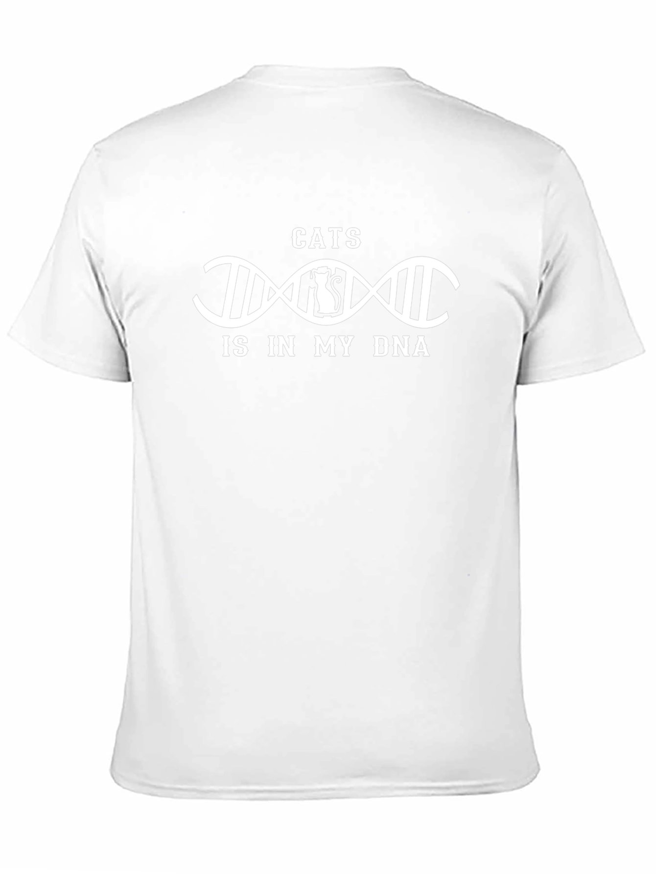 Cats in My DNA Graphic T-Shirt - Black